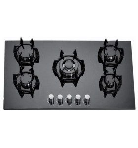 ALK-5809 Tempered Glass Built-in Gas Hob Gas Stove with 5 Burners manufacturer
