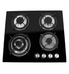 ALK-4509 Tempered Glass Built-in Gas Hob Gas Stove Gas Cooker with 4 Burners 60cm