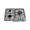 Easy Clean Silver Stainless Steel Built in Gas Hob with 3 Burner manufacturer