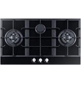 ALK-G9032 Tempered Glass Built-in Gas Hob Gas Stove Gas Cooktop 3 Burners 90cm LPG NG