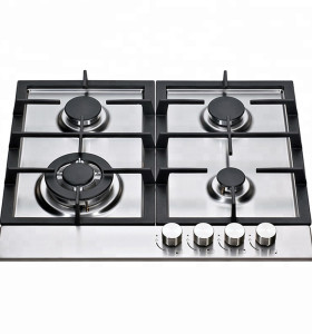 ALK-S6040 Stainless Steel Gas Hob Built in Type with 4 burners