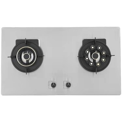 ALK-S2305 Stainless Steel Foldable Built in Gas Hob with 2 Burner manufacturer