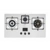 Silver Built in Gas Hob Made in China with Stainless Steel Cooktop with 3 Burner 75cm
