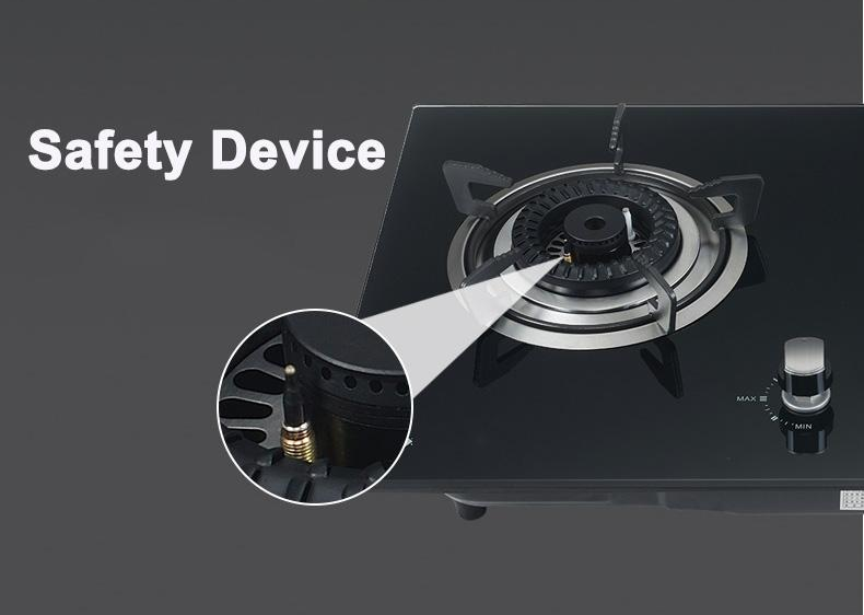 built in gas stove
