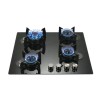 ALK-GB203 Glass Top Gas Hob Gas Stove Gas Cooker with 4 Chinese Sabaf Burner  manufacturer