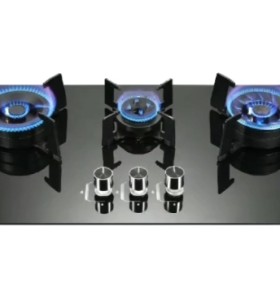 ALK-GB203 Glass Top Gas Hob Gas Stove Gas Cooker with 3 Chinese Sabaf Burner manufacturer