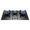 ALK-GB203 Glass Top Gas Hob Gas Stove Gas Cooker with 3 Chinese Sabaf Burner manufacturer