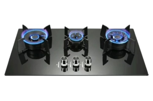 ALK-GB203 Glass Top Gas Hob Gas Stove Gas Cooker with 3 Chinese Sabaf Burner manufacturer