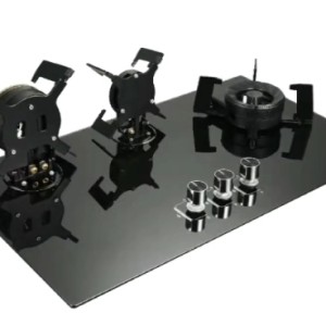 ALK-GB203 Glass Top Gas Hob Gas Stove Gas Cooker with 3 Chinese Sabaf Burner manufacturer