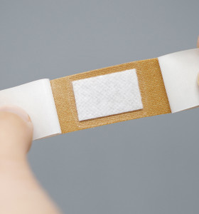 Venda plana estéril modificada para requisitos particulares al por mayor del dedo de la tela para el cuidado de heridas