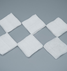 Almohadillas de gasa no estériles médicas de algodón al por mayor para heridas