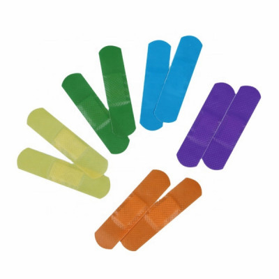 Venda impermeable estéril modificada para requisitos particulares al por mayor del dedo del PVC para el cuidado de heridas