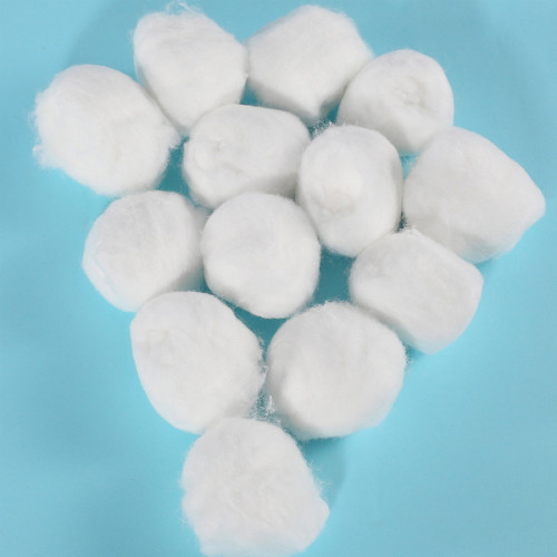 Bolas de algodón médico puro blanqueado al por mayor para uso médico
