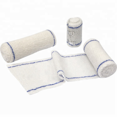 足首の捻挫のための卸売綿弾性綿クレープ包帯