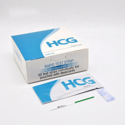 Tira de prueba de embarazo HCG al por mayor con alta precisión