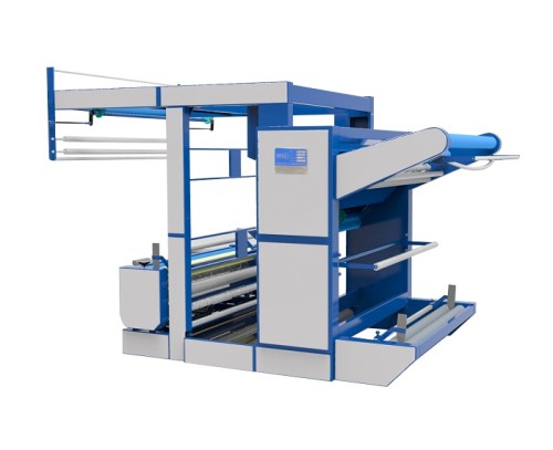 OPEN WIDTH KNITTED FABRIC INSPECTION MACHINE ( ROLL/PLAIT TO ROLL/PLAIT )