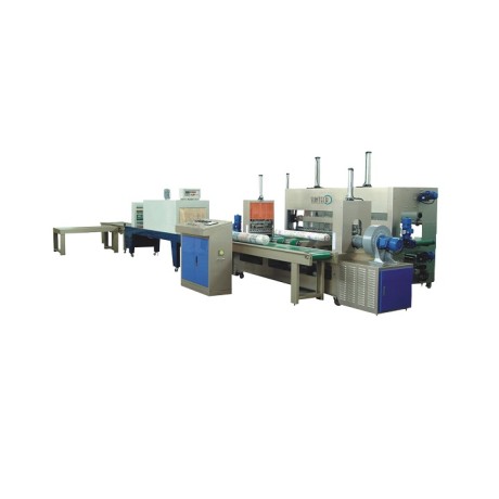 AUTOMATIC FABRIC ROLL PACKING MACHINE ( LINEAR FABRIC INSPECTION AND PACKING LINE )