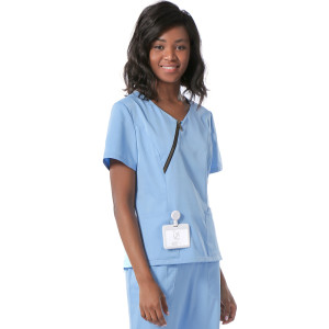 Scrub Uniforms For Nurses | Zip-up Scrub Tops Special | Loose Slit Hem Pants | Custom Medical Uniforms Affordable