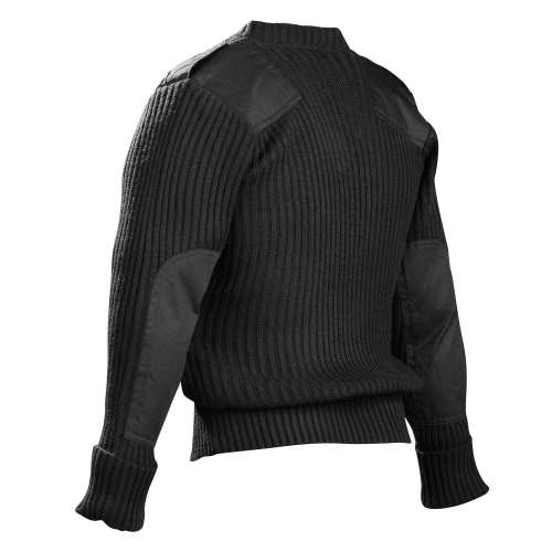 Men's Police Sweater Uniforms | V-neck Patch Police Sweaters Black | Custom Police Sweater Jerseys Wholesale