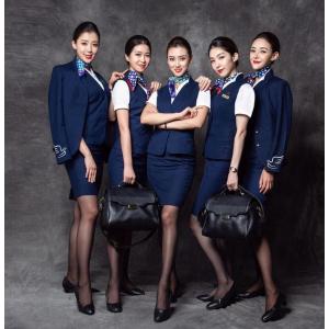 Airline Uniforms For Ladies | V-neck Solid Airline Suit Uniforms | Modern Quality Airline Suit Uniforms