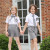 定制男孩和女孩白衬衫小学中学学前班制服设计为孩子们