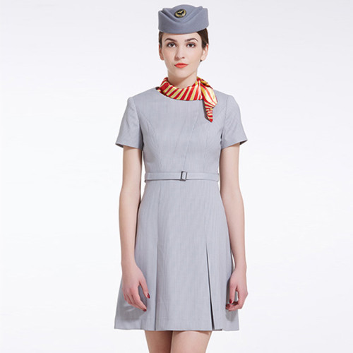 定制空姐工作服航空公司女空姐制服连衣裙