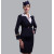 Conjunto de falda y abrigo uniformes de aerolínea de alta calidad personalizados para azafata