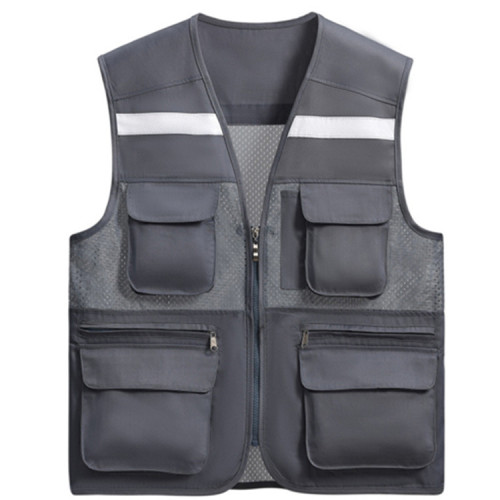 带口袋的反光安全背心|防水安全背心高品质|带有标志的定制安全背心价格实惠