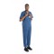 Mens Scrub Sets On Sale | Solid V-neck Short Sleeve 4 Way Stretch Scrub Tops | Wholesale Mens Scrub Sets