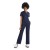Conjuntos de uniformes de limpieza para enfermeras | Uniformes de hospital elásticos de manga corta con cremallera y media tapeta | Uniformes médicos de calidad personalizados