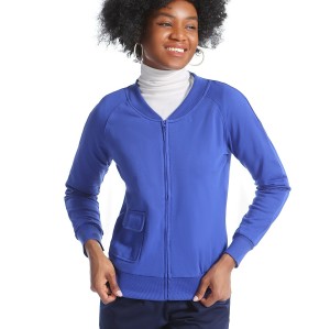 Women's Scrub Jackets Fleece | One-Pocket Plain Scrub Jackets For Nurses | Custom High Quality Scrub Jackets With Logo