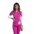 Conjuntos de uniformes médicos para mujeres | Blusas médicas y pantalones ajustados con cuello en V y muescas | Uniformes de matorrales elegantes para enfermeras al por mayor