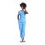 Conjuntos de uniformes médicos elásticos para mujer | Blusas médicas y pantalones joggers lisos con media cremallera | Uniformes médicos personalizados al por mayor