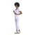 女式护理制服磨砂套装|纯色短袖拉链磨砂护士制服修身|批发磨砂制服