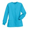 Scrub Jackets For Women | Stretch 2-Pocket Warm-Up Button Scrub Jackets Hospital | Custom Scrub Jackets With Logo