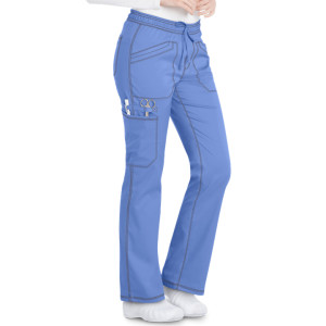 Women's Scrub Pants Cargo | 4-Pocket Stretch Drawstring Scrub Pants Cotton | Wholesale Medical Scrub Pants