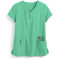 Stylish Scrub Tops For Women | Solid Color 4-Pocket Henley Scrub Tops Cotton Quality | Medical Scrub Tops Wholesale
