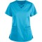 Scrub Tops For Women |  4-Pocket Short Sleeve 4 way Stretch Crisscross Scrub Tops | Scrub Sets Wholesale