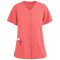 Scrub Tops Womens | 3-Pocket Snap Front Scrub Tops Cotton | Custom Scrub Tops With Logo Affordable