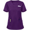 Solid Color Scrub Tops For Women | 3-Pocket Welt V-Neck Stretchy Scrub Tops | Wholesale Quality Scrub Tops Cotton
