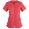 Quality Scrub Tops For Women | 4-Pocket Zipper Scrub Tops Cotton Elastic | Wholesale Scrub Top With Zipper Front
