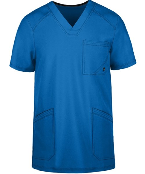Quality Scrub Tops For Men | Short Sleeve V-neck 3-Pocket Scrub Tops Breathable | Wholesale Men's Scrub Tops Online