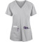 Fashion Scrub Tops Elastic | 3-Pocket Raglan Sleeve V-Neck Scrub Tops Cotton | Medical Scrub Tops Wholesale