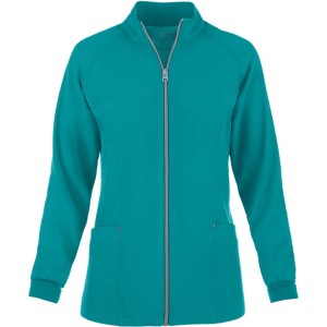 Women's Scrub Jackets Hospital | 4-Pocket Raglan Zip Up Scrub Jackets | Custom Scrub Jackets Embroidered