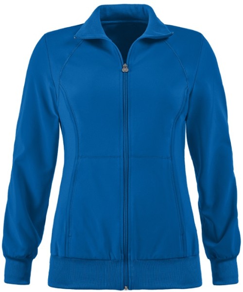 Women's Scrub Jackets With Logo Custom | 2-Pocket Warm-Up Zip Up Scrub Jackets For Doctors | Scrub Warm Up Jackets Wholesale