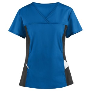 Stylish Scrub Tops Ladies | 2-Pocket V-Neck Scrub Tops in bulk | Wholesale medical scrubs tops Supplier