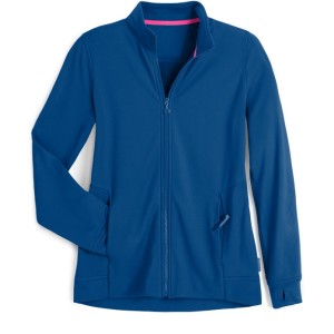 Women's Warm Up Scrub Jackets | 3-Pocket Long Sleeve Zip Front Scrub Jackets | Wholesale Scrub Jackets Affordable