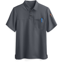 Men's Scrub Tops Breathable | 2-Pocket Short Sleeve Polo Scrub Tops Quality | Wholesale Scrub Tops Custom Logo