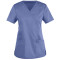 Women's Scrub Tops Custom With Logo | 2-Pocket Mock Wrap Scrub Tops | Custom Embroidery Scrubs Affordable