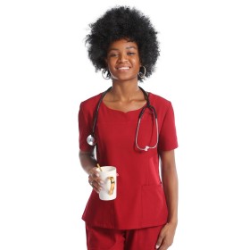 Women's Scrub Nurse Uniforms | 6 Pockets Short Sleeve Scrub Uniforms For Nurses | Wholesale Scrub Uniforms Stylish